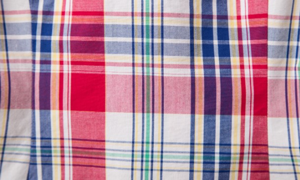 Cotton plaid boys shirt - Click Image to Close